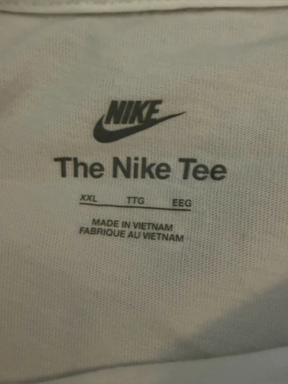 Nike Men’s White 'Just Do It' Graphic Tee - SZ XXL - Picture 3 of 3